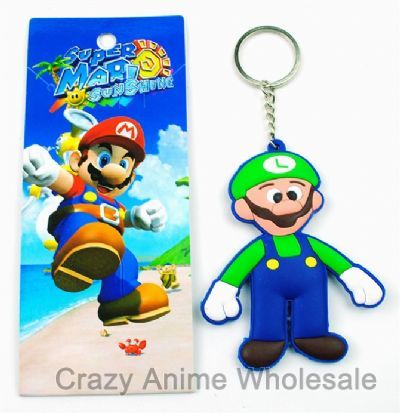 super mario anime keychain