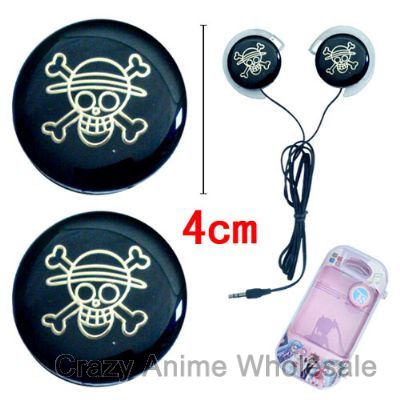 one piece anime earphone