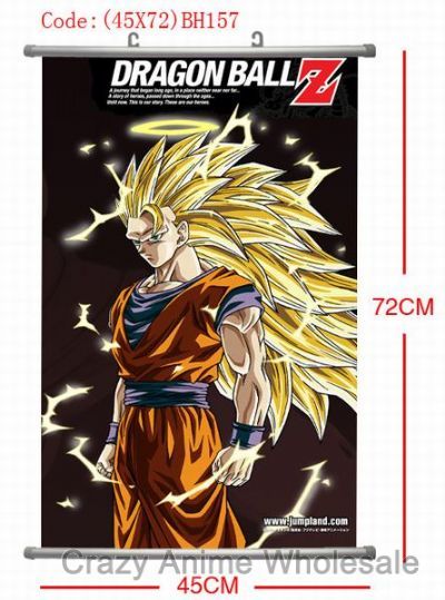 dragon ball anime wallscroll