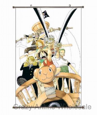 One Piece anime wallscroll