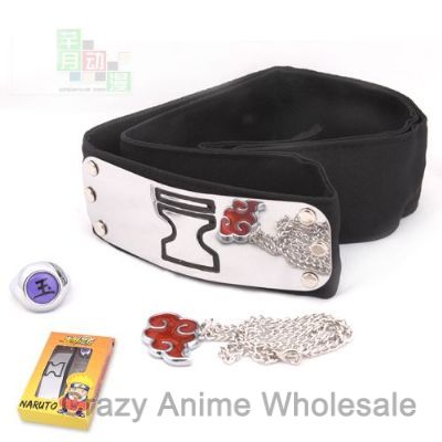 naruto anime headband set