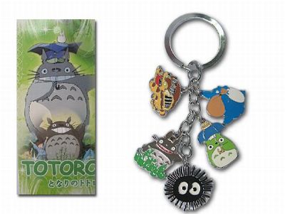 totoro anime keychain