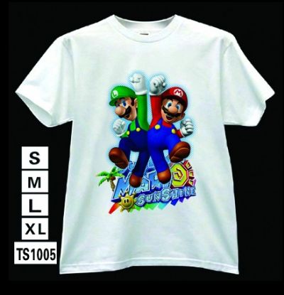 super mario anime t-shirt