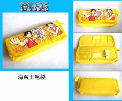 One Piece Luffy canvas Pencil Bag