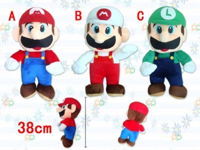 super mario anime plush doll