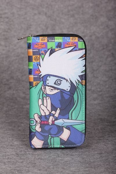 Naruto Kakashi Canvas Wallet