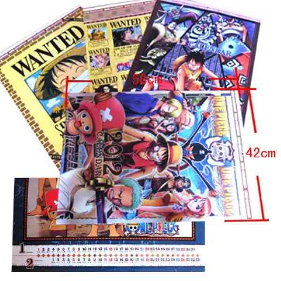 One Piece Calendar of 2012