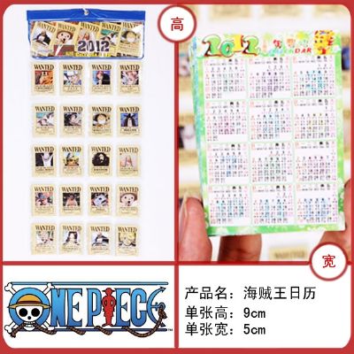 One Piece Calendar Cards