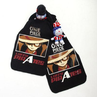 One piece luffy anime scarf