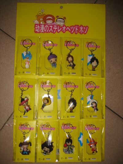 one piece anime keychain