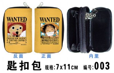 one piece anime keychain bag