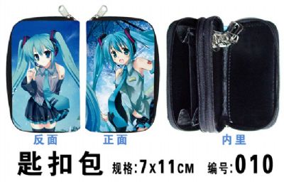 miku.hatsune anime keychain bag