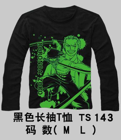 one piece anime long t-shirt