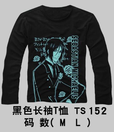 kuroshitsuji anime long t-shirt