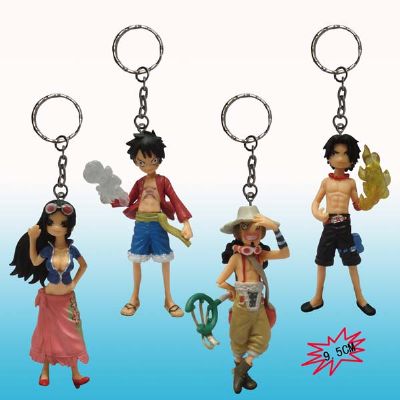 one piece anime keychain