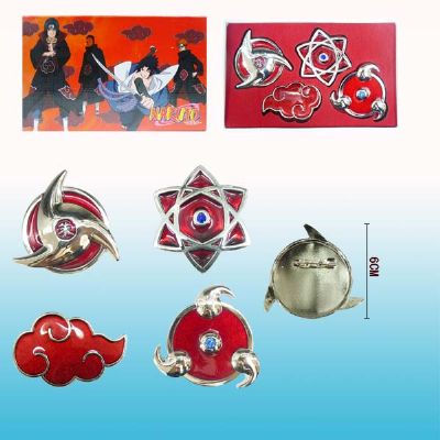 Naruto Anime brooch set