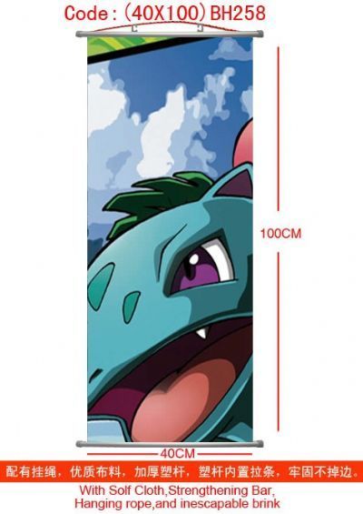 pokemon anime wallscroll