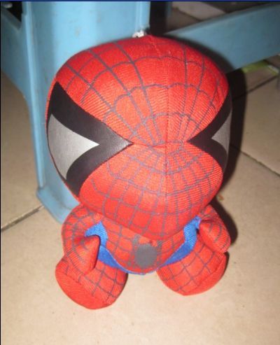 spiderman anime plush doll