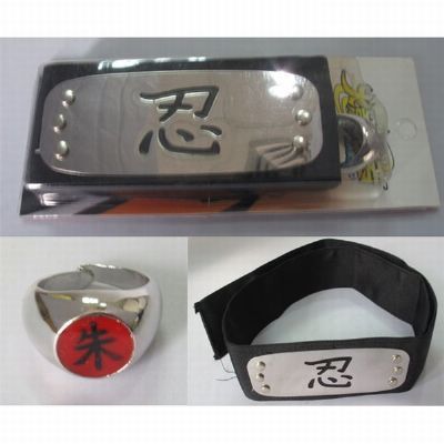 Naruto Set (Headband + Ring)