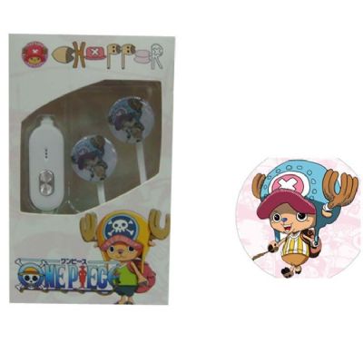 one piece anime earphone