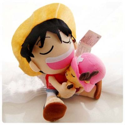 One piece luffy anime plush doll