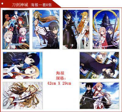 sword art online anime posters