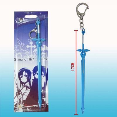 sword art online anime keychain