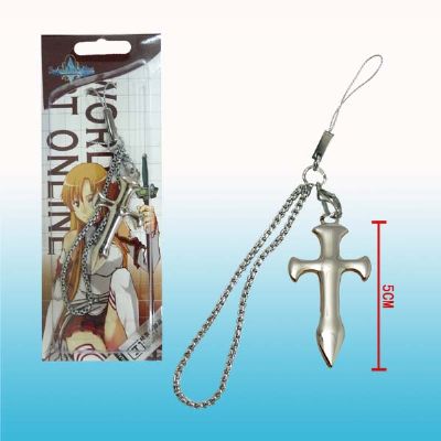 sword art online anime phonestrap