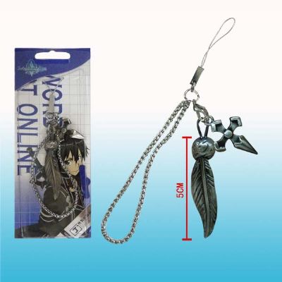 sword art online anime phonestrap