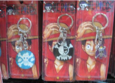 one piece anime keychain