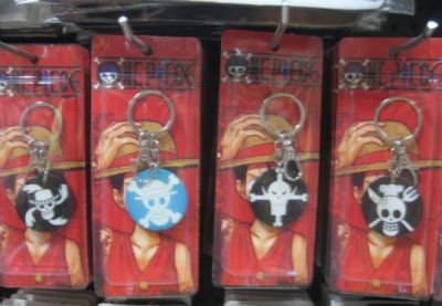 one piece anime keychain