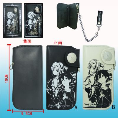 sword art online anime wallet