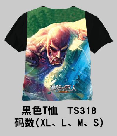 attack on titan anime t-shirt 