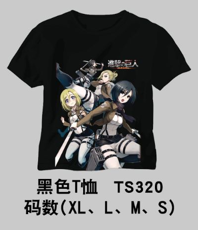 attack on titan anime t-shirt 