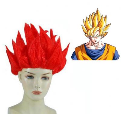 Dragon Ball anime cos wig(red)