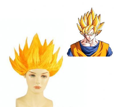 dragon ball Saiyan cos wig 