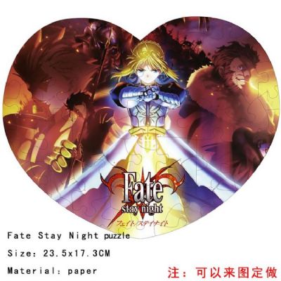 Fate Stay Night Heart Shape Puzzle