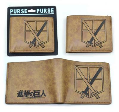 attack on titan anime wallet