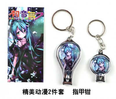 Miku.Hatsune anime nail clipper keychain