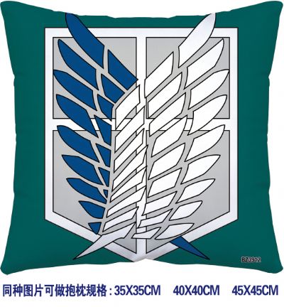 Attack on Titan anime cushion