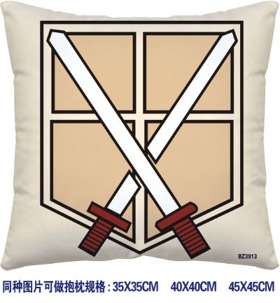 Attack on Titan anime cushion