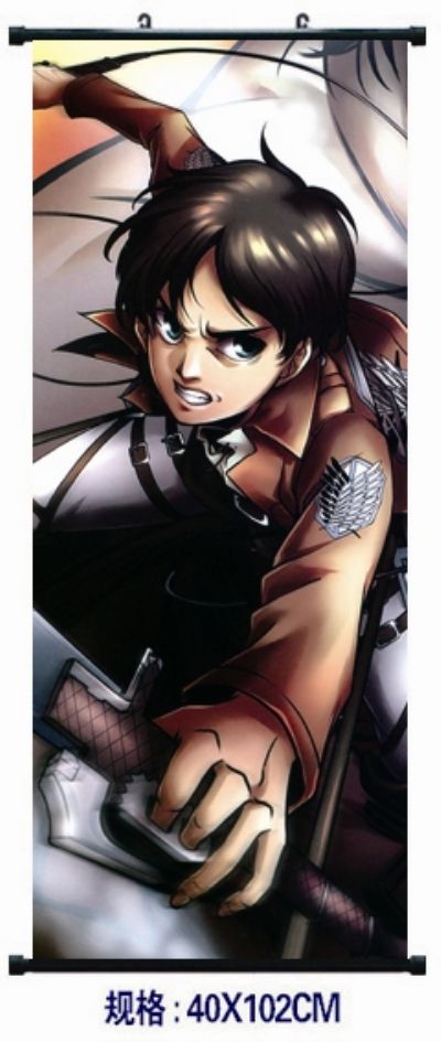 Attack on Titan anime wallscroll