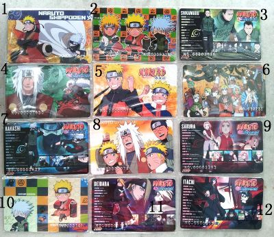 Naruto anime member card