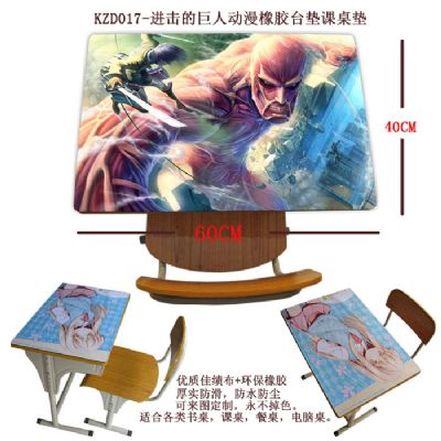 Attack on Titan anime desk pad