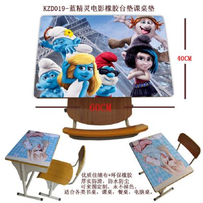 Smurfs anime desk pad