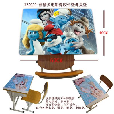 Smurfs anime desk pad