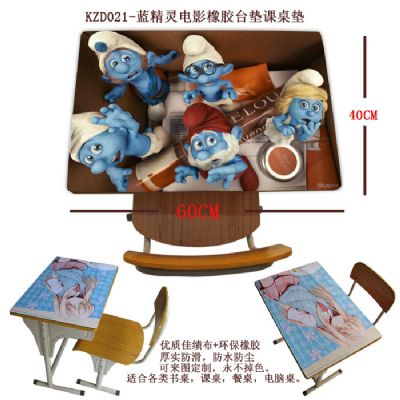 Smurfs anime desk pad