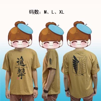 attack on titan anime t-shirt