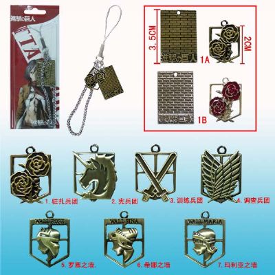 attack on titan anime phonestrap