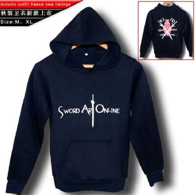 Sword Art Online anime Thick Cotton Hooded Sweater